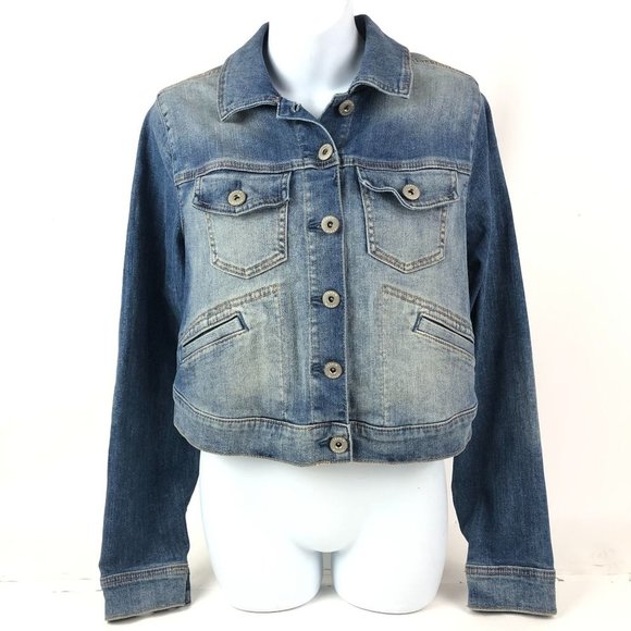 torrid Jackets & Blazers - New $70 Torrid First at Fit Stretch Denim Jacket Women's Size 0 M/L